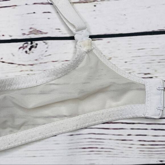 Victoria's Secret body by Victoria perfect coverage blue white lace - Picture 11 of 15